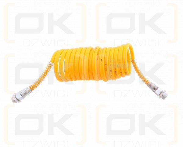 Przewód spiralny M-22x1.5 4.5m żółty POLMO
