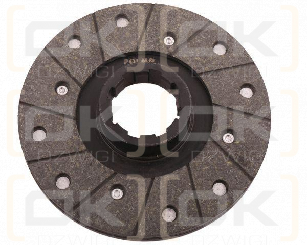 Tarcza hamulca st.typ fi 165 z kołnierzem 5040240780 Bizon POLMO