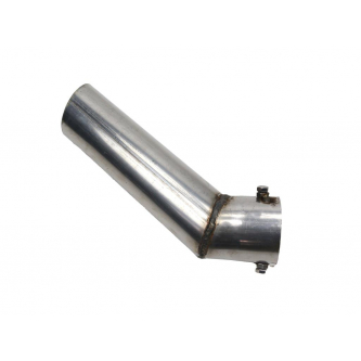 Tubo silenciador 5040390070.1P504039012/0 punta curva Bizon INOX WARYŃSKI