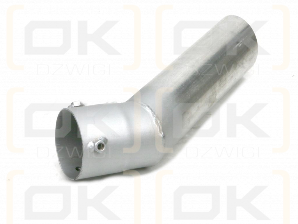 Rura do tłumika 5040390070.1P,504039012/0 wygięta końcówka Bizon WARYŃSKI