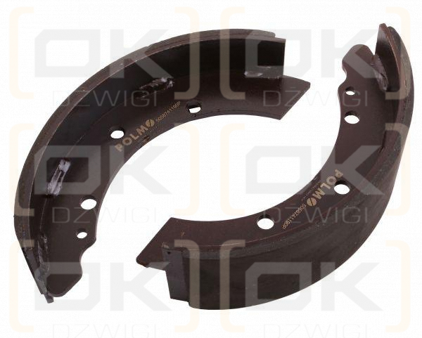 Szczęka hamulcowa kpl. 2 szt. hamulca nożnego do Bizon Rekord 5058741190 POLMO 