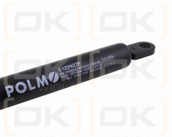 Siłownik szyby tylnej L max. 501mm 65417041 FIAT POLMO