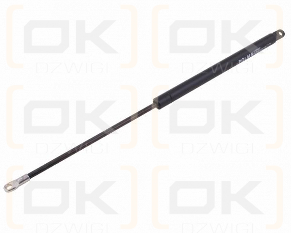 Siłownik szyby tylnej L max. 501mm 65417041 FIAT POLMO
