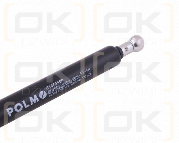 Siłownik drzwi L max. 540mm 65417043 FIAT POLMO