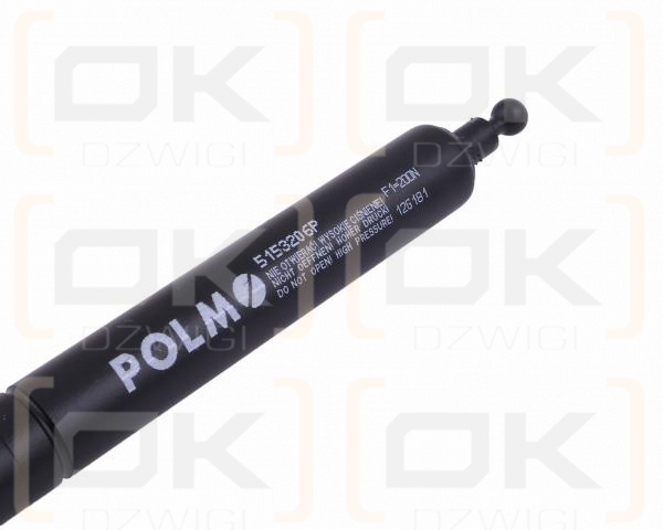 Siłownik szyberdachu L max. 260mm 65417044 FIAT POLMO