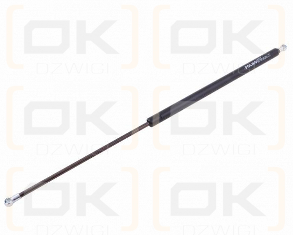 Siłownik szyby przedniej L max. 640mm 65417045 FIAT POLMO