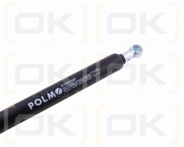 Siłownik szyby przedniej L max. 640mm 65417045 FIAT POLMO