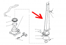 Columna (poste) de una grúa hidráulica Hiab