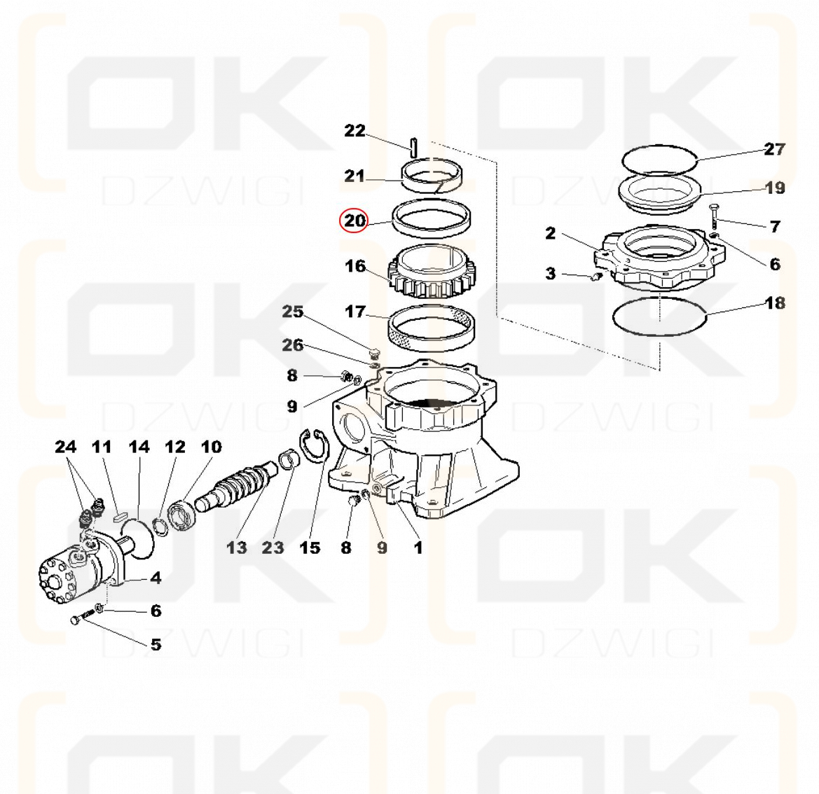 Amco Veba Swing Column Retaining Ring