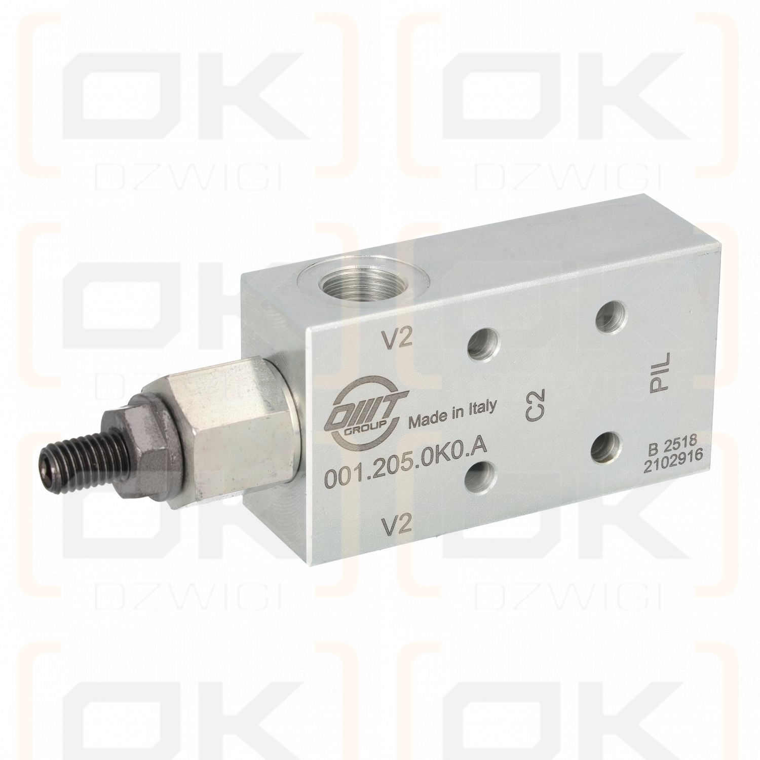 Zamek hydrauliczny podnośnika koszowego Oil&Steel  4.790.023