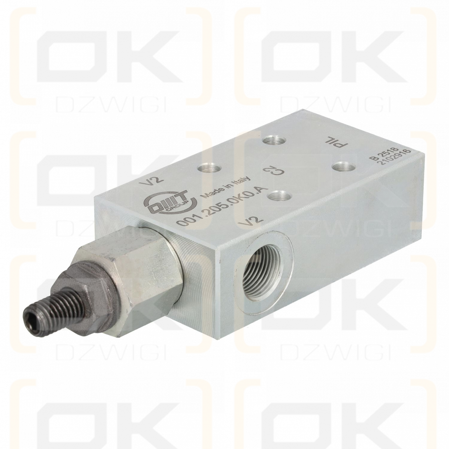 Zamek hydrauliczny podnośnika koszowego Oil&Steel  4.790.023