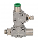 Válvula de un solo lado con regulador de caudal Pneumax