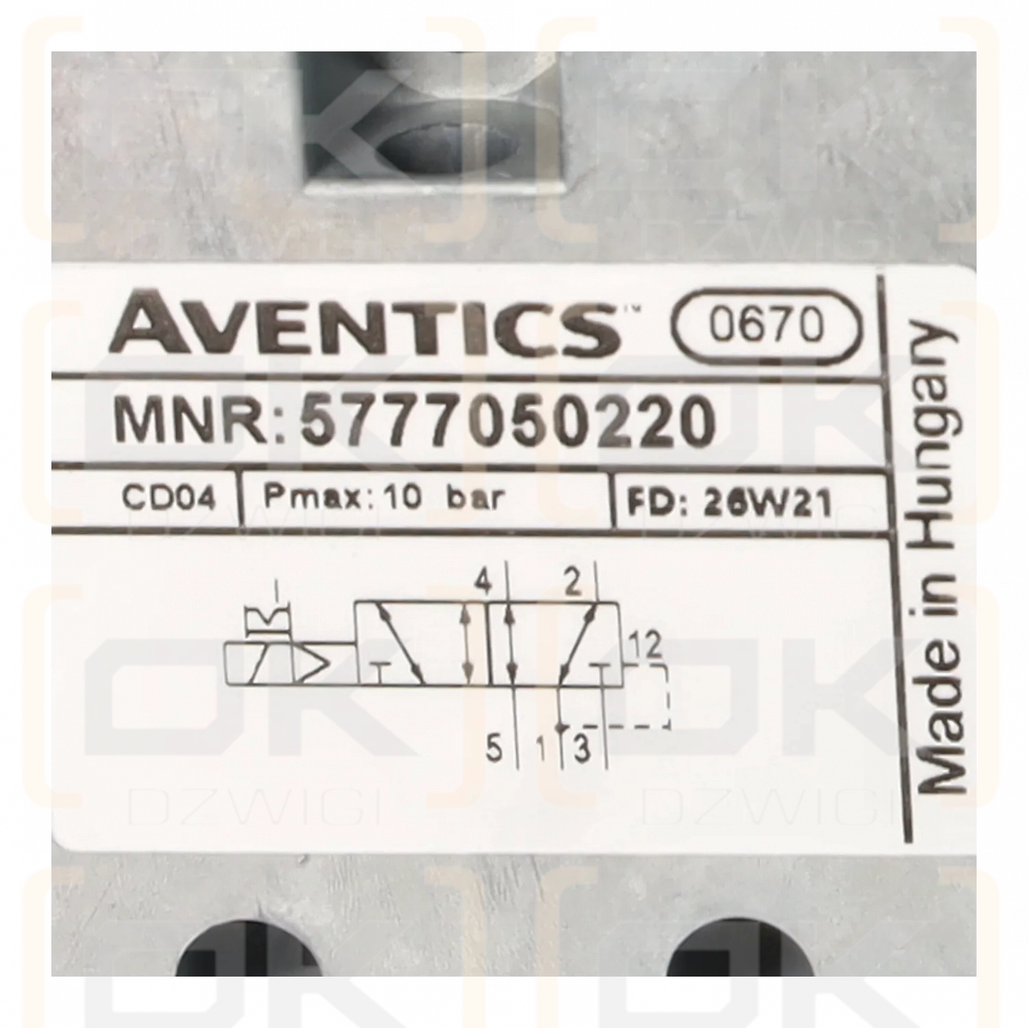 Magnetventil CD04-5/2XX-AR-024DC-I-G018-G018-EN175301