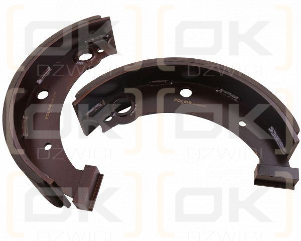 Szczęka hamulcowa kpl. 1-prawa 1-lewa przyczepa D-50 6010027000/6010027200 POLMO 