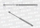 Siłownik drzwi L max. 256mm 65499075 FRITZMEIER. CASE POLMO