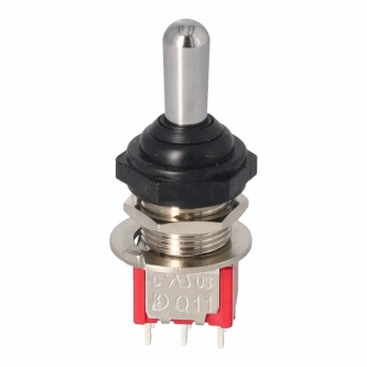 Hetronic 3-position non-return toggle switch R-0-R 12mm