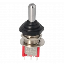 Hetronic 3-position non-return toggle switch R-0-R 12mm