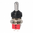 Hetronic 3-position non-return toggle switch R-0-R 12mm