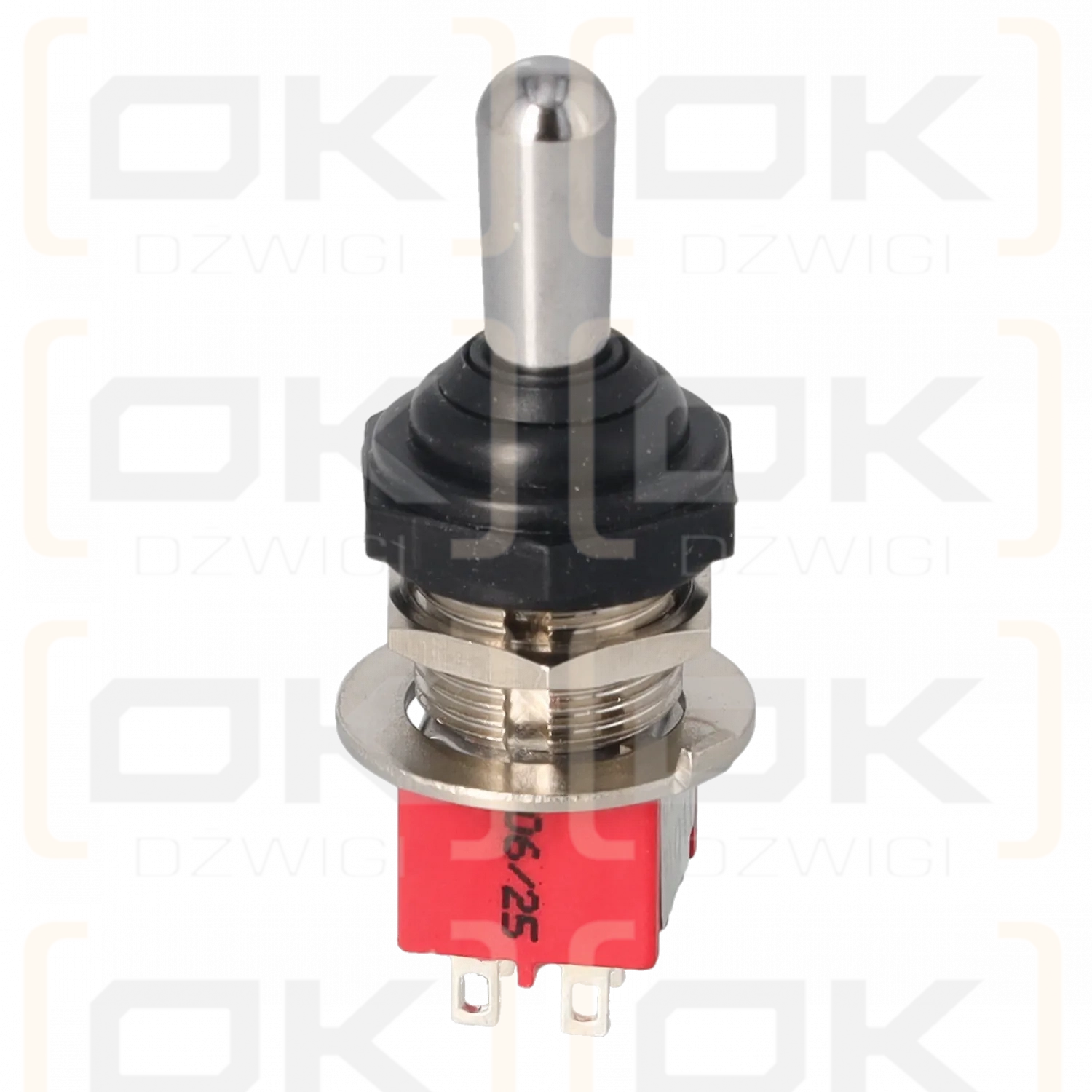Hetronic 3-position non-return toggle switch R-0-R 12mm