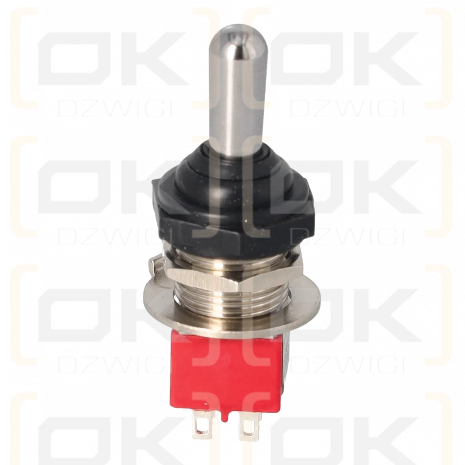 Hetronic 3-position non-return toggle switch R-0-R 12mm