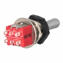 Hetronic 3-position non-return toggle switch R-0-R 12mm