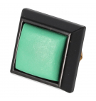 Grüner quadratischer Knopf