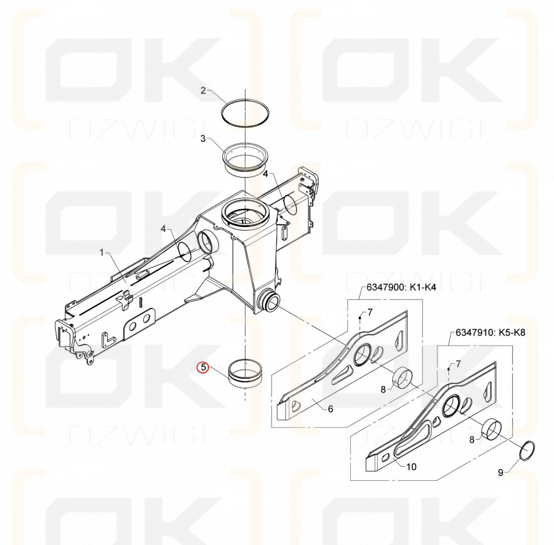 HMF Pivot Bushing (Lower)