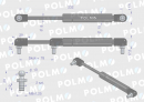 Siłownik dachu 64014593 pasuje do Ursus C-385 i Massey Ferguson  POLMO