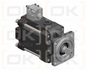 OMFB PPV LS 090R L BSP AX SAE C4 C-14T pump
