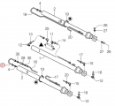 Fassi hydraulic pipe