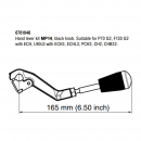 Palanca Parker P70CF G2, F130 G2, L90LS tipo MP14 - negra