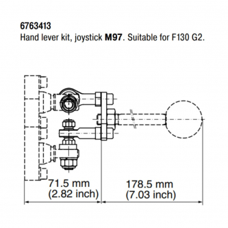 Кросс-джойстик Parker F130 G2 типа M97
