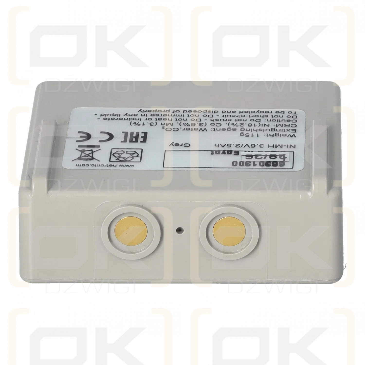 Bateria Hetronic Mini NiMH 3,6V/2,5Ah