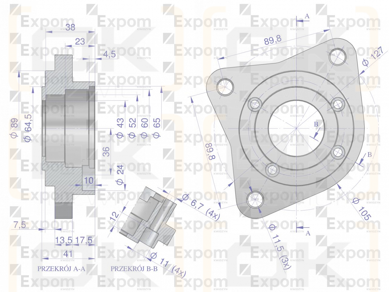 Głowica rozrusznika DEUTZ-FAHR typu Magneton 9142802 Blue Line EXPOM KWIDZYN