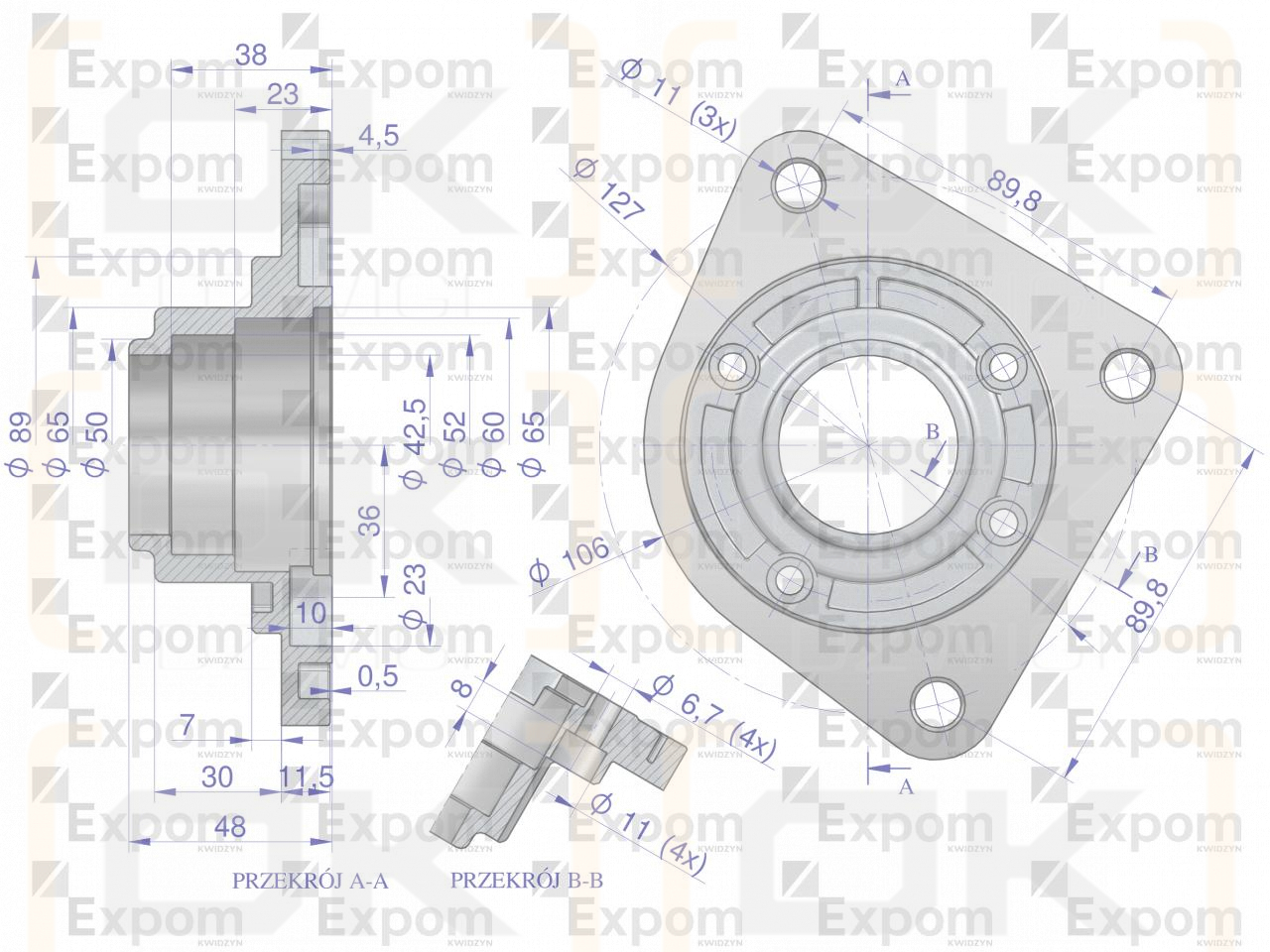 Głowica rozrusznika Case typu Magneton 9142748 Blue Line EXPOM KWIDZYN