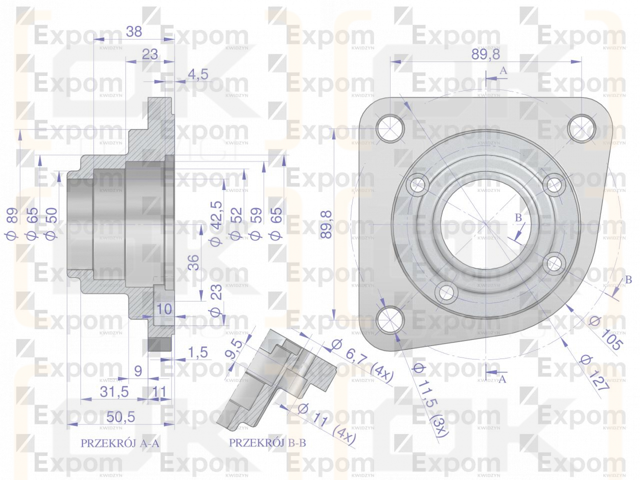 Głowica rozrusznika Case typu Magneton 9142805 Blue Line EXPOM KWIDZYN