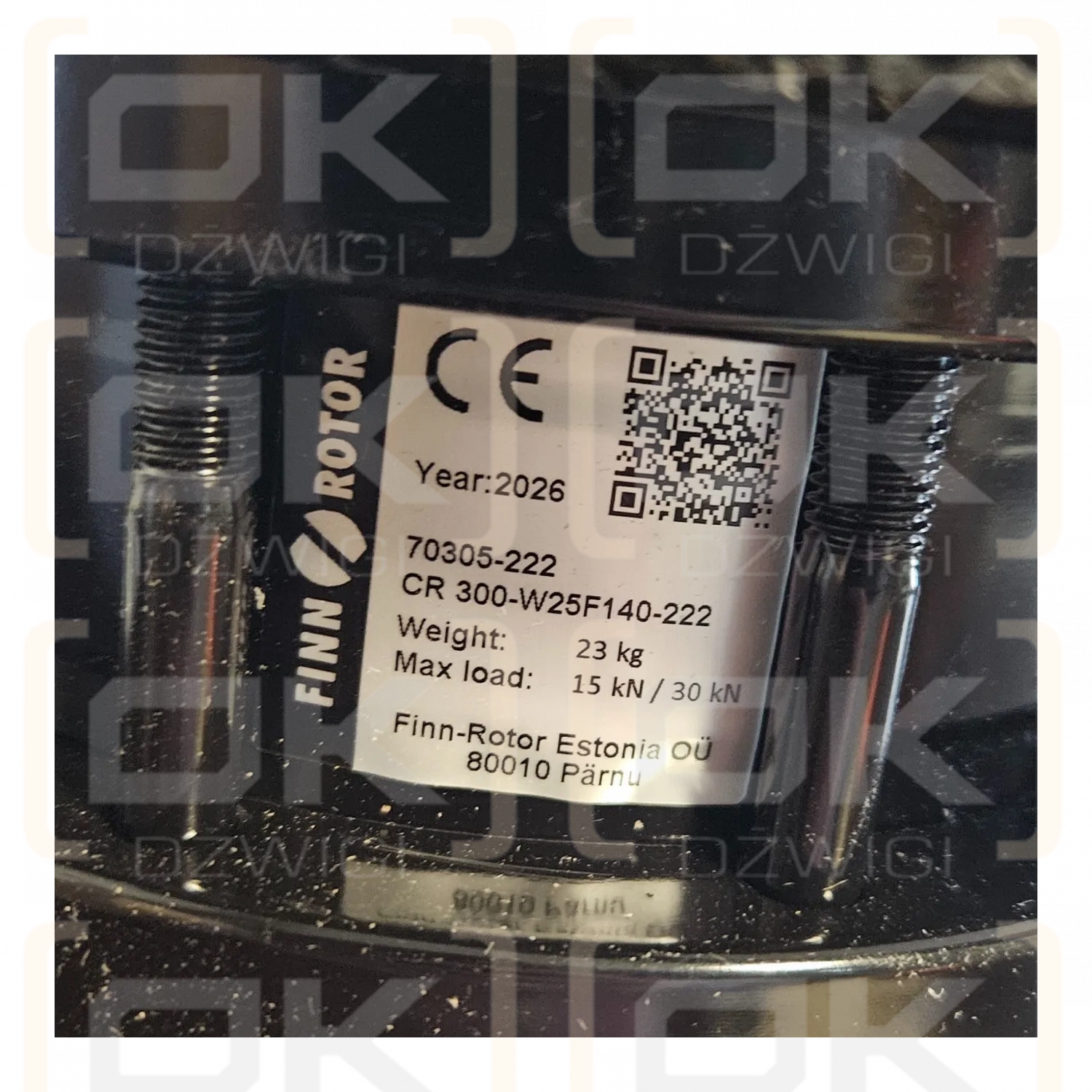 Finn-Rotor CR 300-W25F140-222 hydraulic rotator