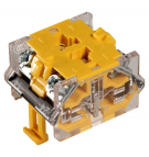 Contact block 10A, 500 V 2-pole, 04 series, screw