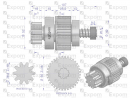 Zespół sprzęgający rozrusznika CASE MF typu Magneton 9142748 Blue Line EXPOM KWIDZYN
