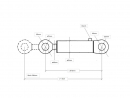 Cylinder hydrauliczny. siłownik gwint M18x1.5 CN2F-40/630Z+U Tur 1.2 Kraj