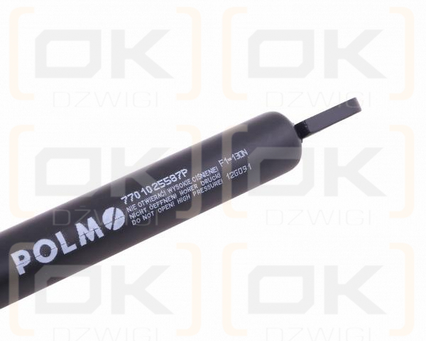 Siłownik szyby tylnej L max. 501mm 65417040 FIAT. RENAULT POLMO