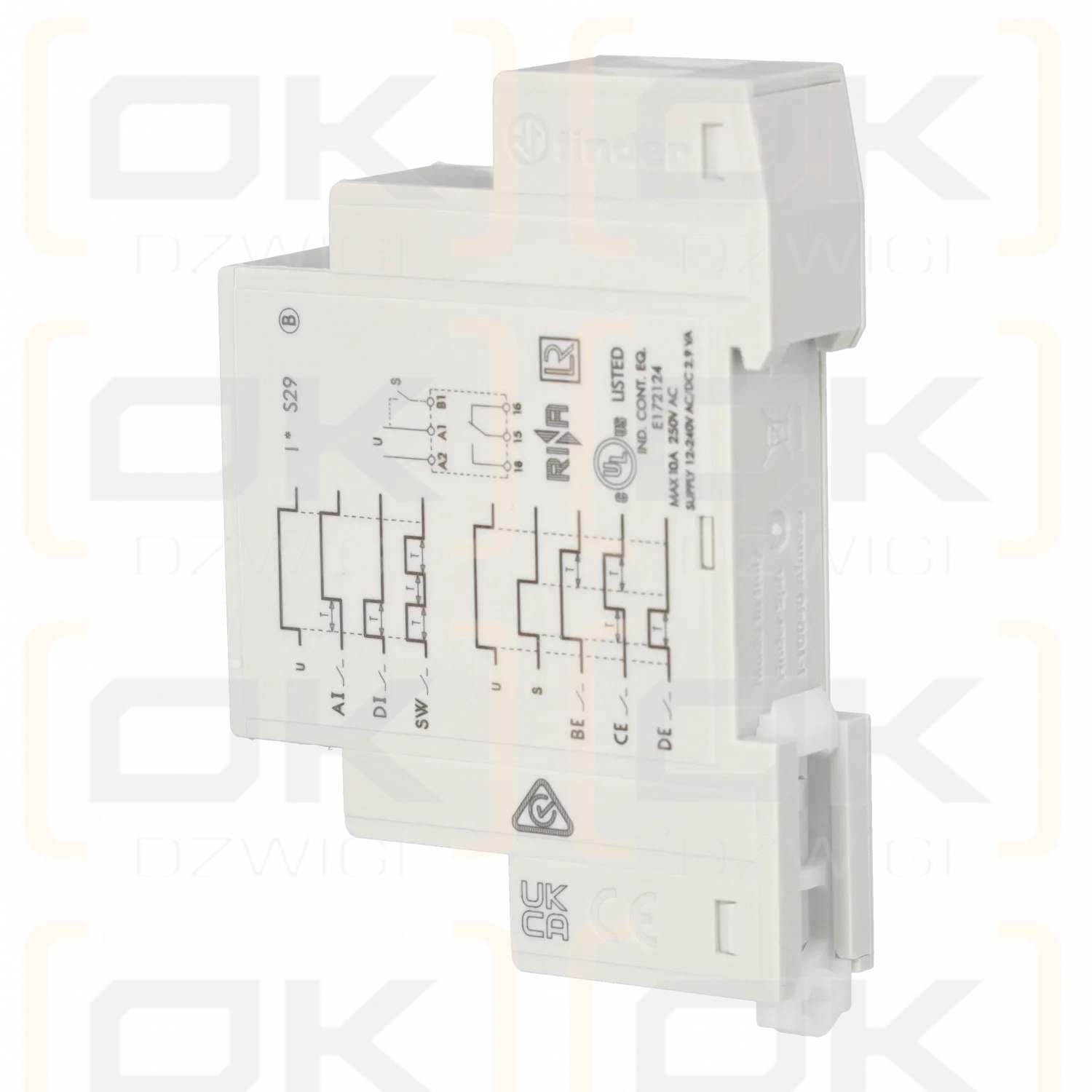 Przekaźnik czasowy 0,1s÷24h SPDT 250VAC/16A