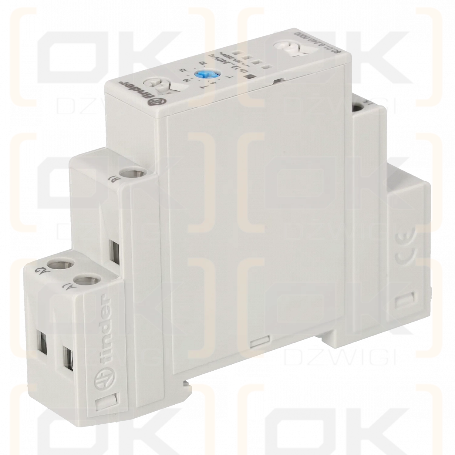 Przekaźnik czasowy 0,1s÷24h SPDT 250VAC/16A