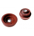 Koło pasowe wału korbowego stożek na cztery paski C-385 4-cyl stożek fi42 