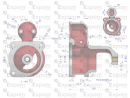Starter motor head 80350913 R-11B EXPOM KWIDZYN