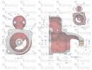 Starter motor head 863500 R-11G EXPOM KWIDZYN