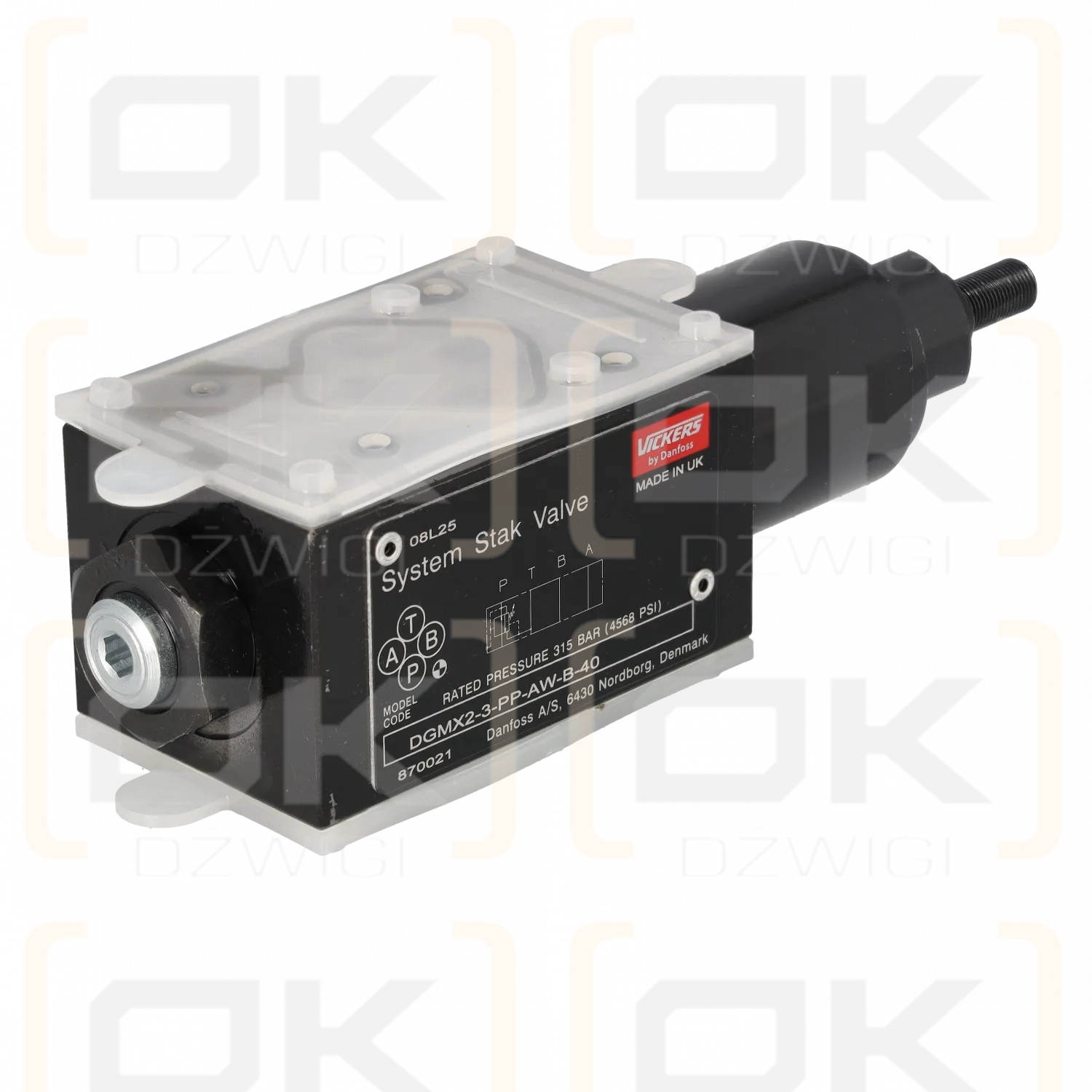 Редукционный и предохранительный клапан Danfoss DGMX2-3-PP-AW-B-40