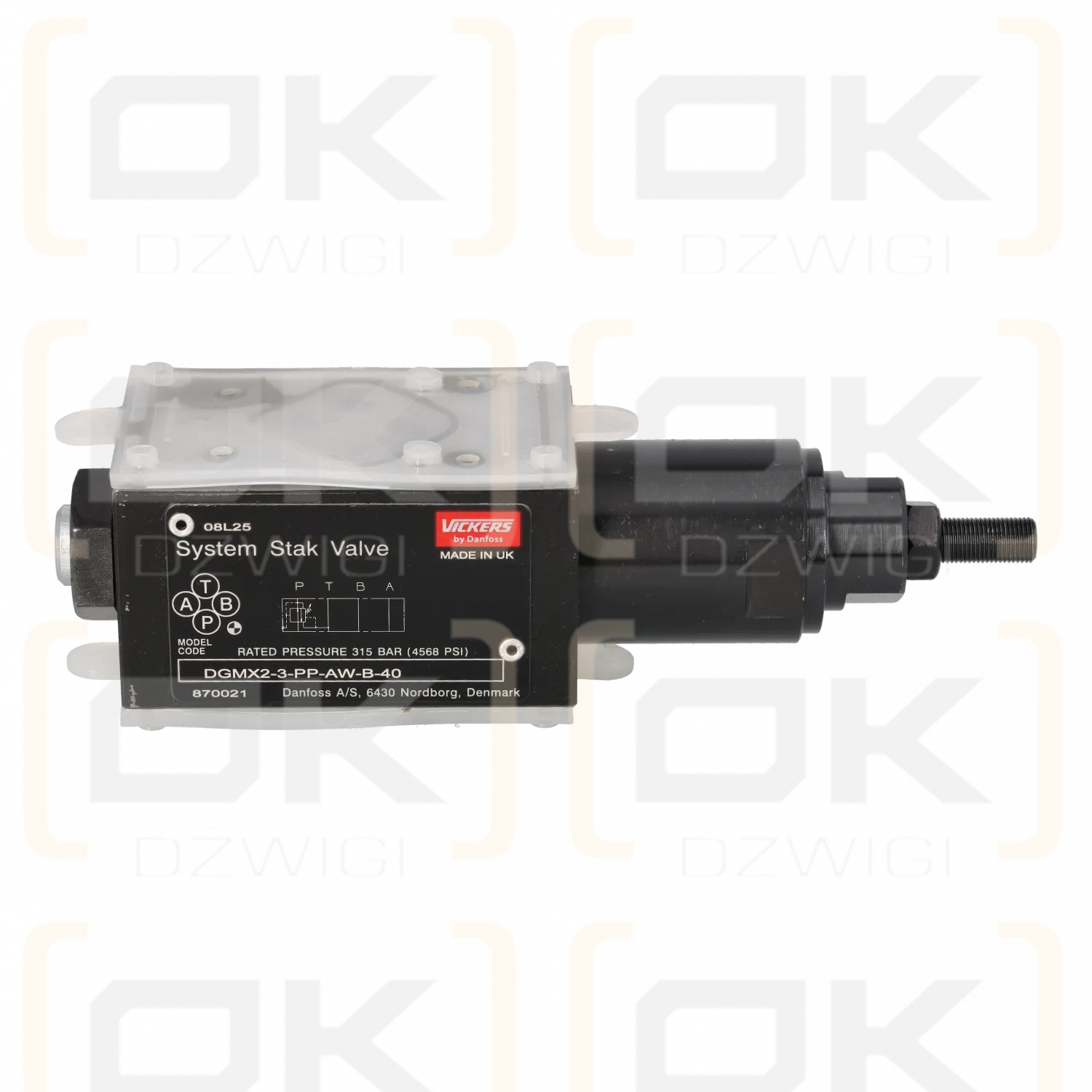 Редукционный и предохранительный клапан Danfoss DGMX2-3-PP-AW-B-40