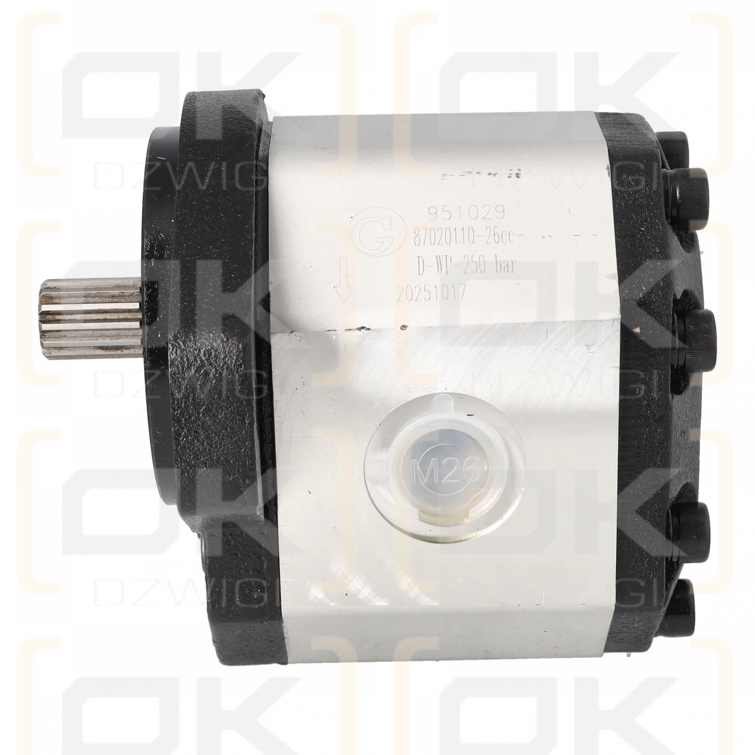 Hydraulic pump 26cm3 right; D-WP-250bar