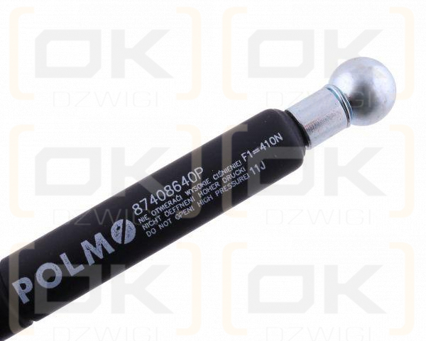 Siłownik drzwi L max. 215mm 87408640P CASE IH FIAT FORD NEW HOLLAND POLMO